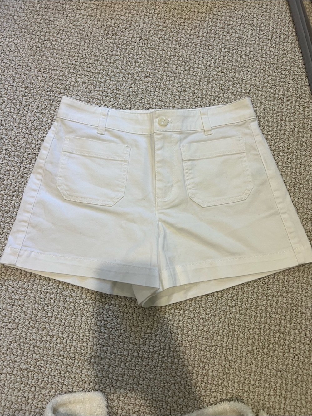 J. Crew Classic White Women's Front Pocket Shorts
